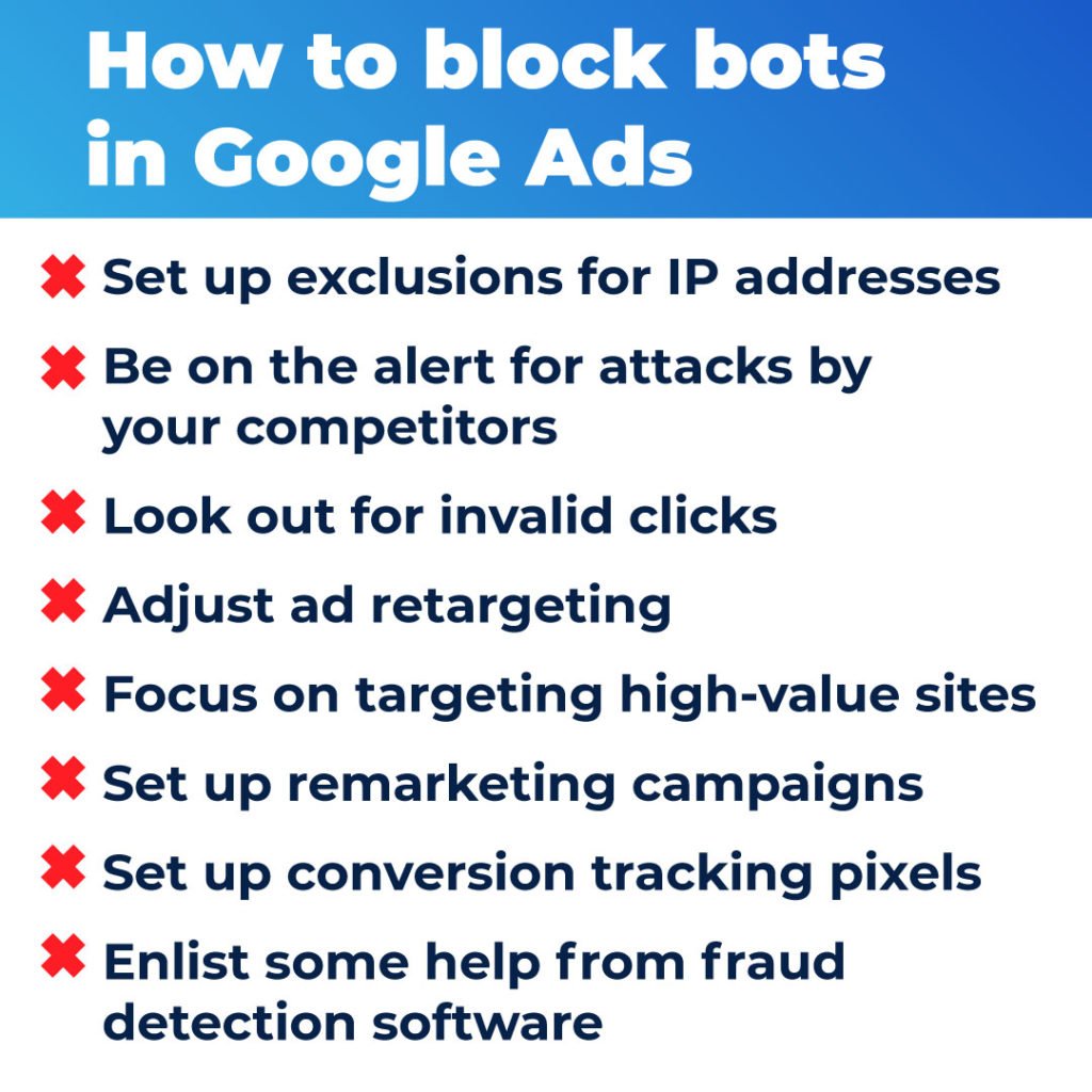 block bots in Google Ads