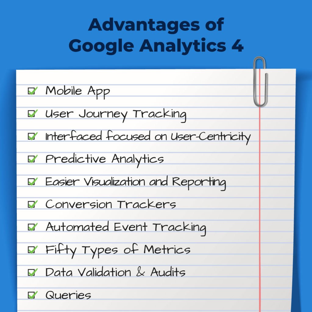 Pros of Google Analytics 4