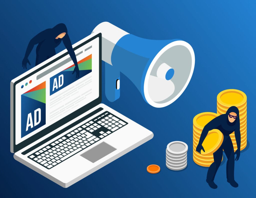 spoof websites and click fraud