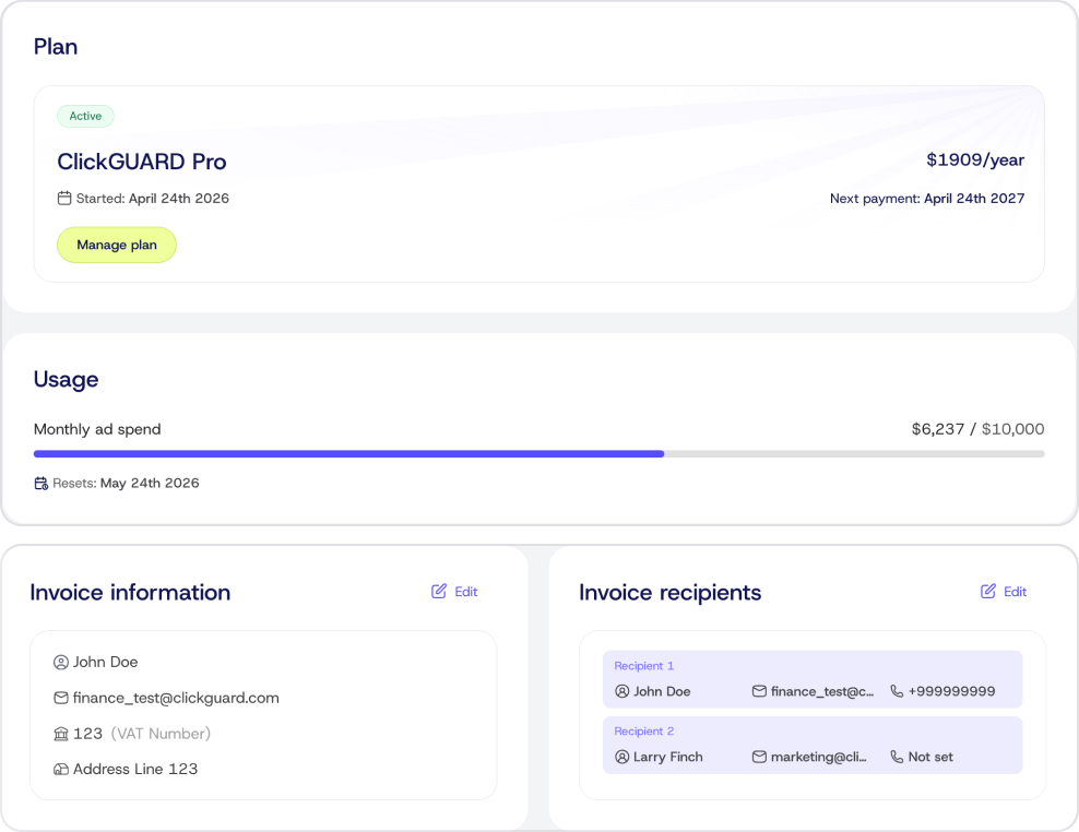 ✨ What's New: March, 2026 — ClickGuard guide