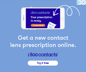 Video and Banner Ad for 1800 Contacts