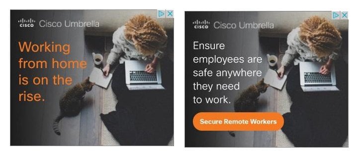 Cisco Umbrella’s Google Display Ads Banner