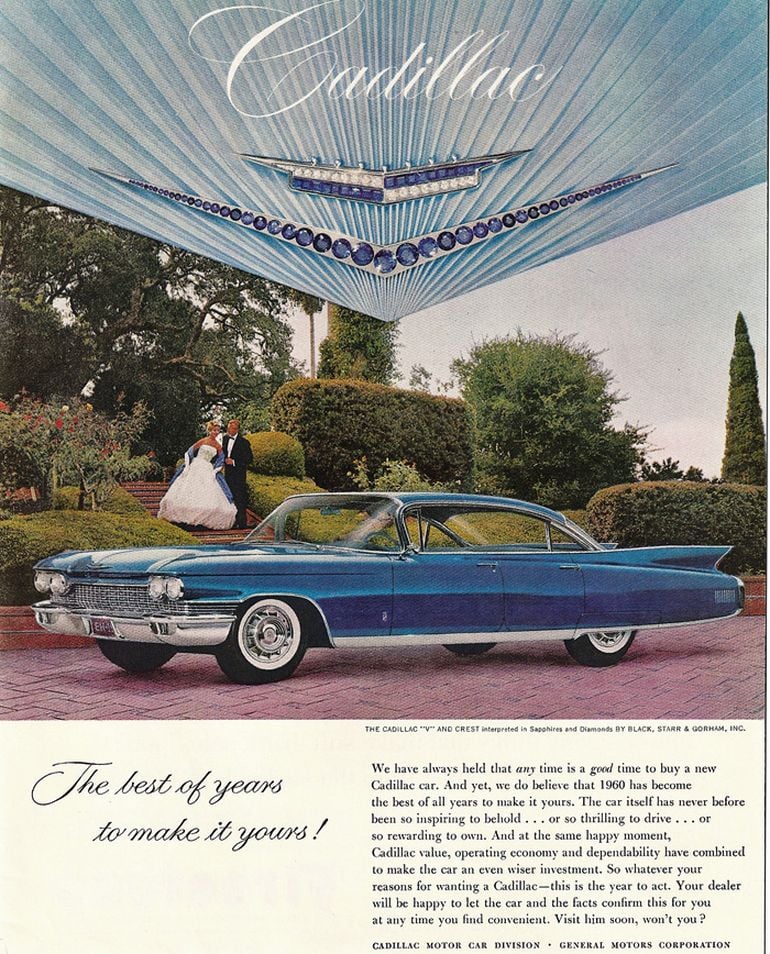 1960s Cadillac Ad 