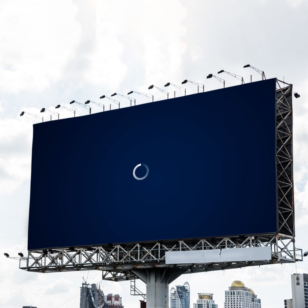 Guerilla marketing billboard