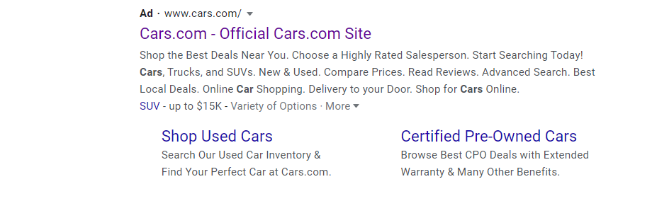Google Ad Example