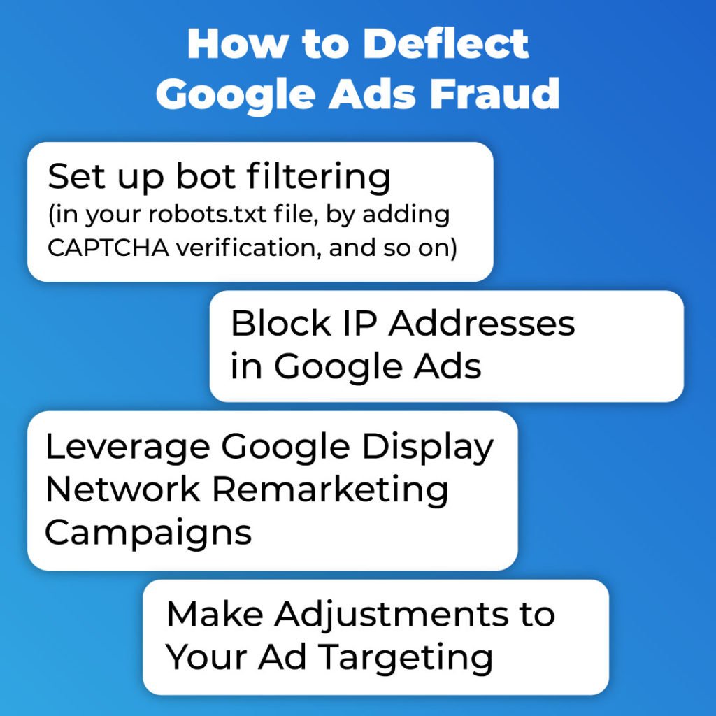 deflect google ads fraud