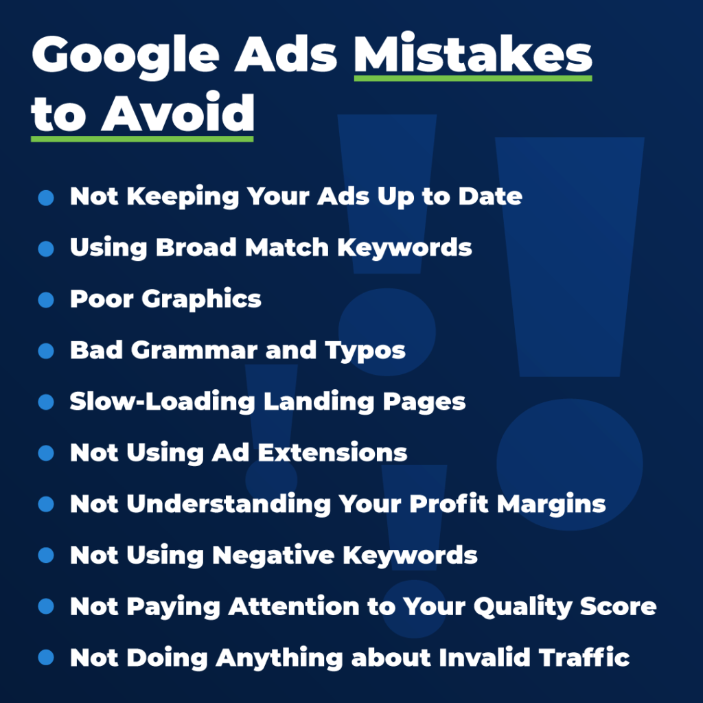 Google Ads Examples to Avoid