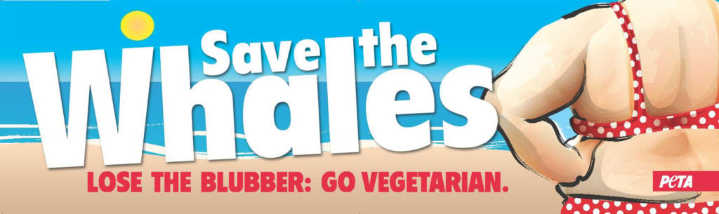 save the whales ad