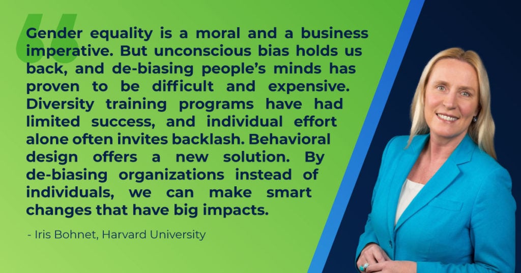 Iris Bohnet quote gender bias