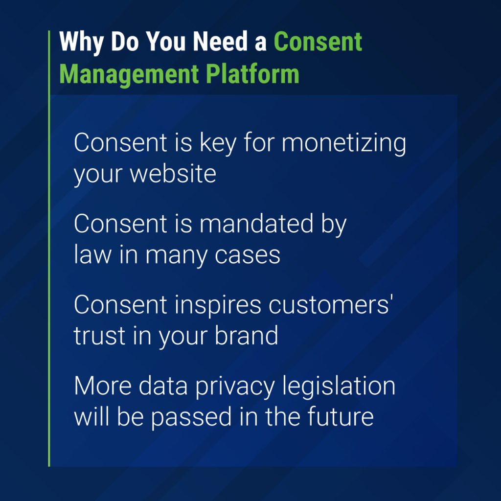 why do you need a consent management platform