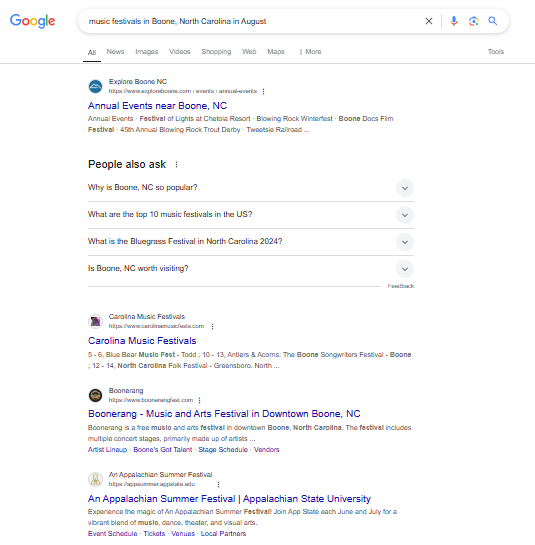 searchgpt query example 1
