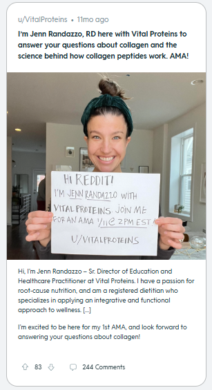 Ask Me Anything (AMA) Ads: From Organic to Sponsored