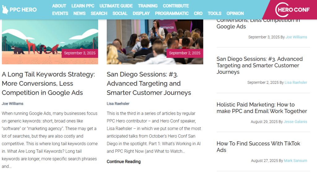 PPC Hero has been a go-to resource for paid media professionals for years.
