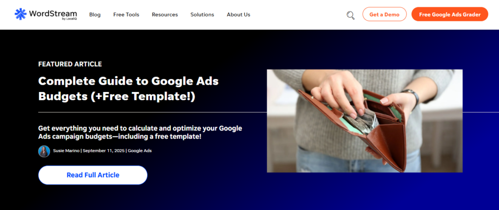 WordStream is one of the most widely read PPC blogs